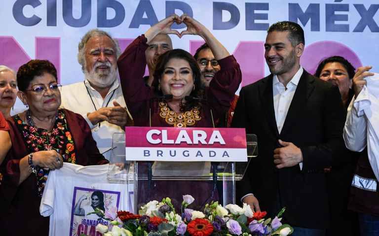 Conteos rápidos, elecciones 2024: Le dan una Clara victoria a Brugada Conteos rápidos, elecciones 2024: Le dan una Clara victoria a Brugada