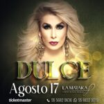 Dulce regresa a los escenarios para ofrecer imperdible show en la Maraka