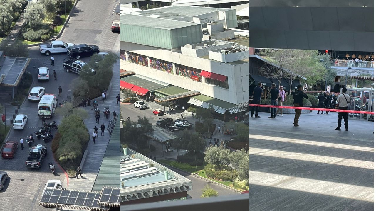 Balacera en plaza Andares de Zapopan deja dos personas heridas Balacera en plaza Andares de Zapopan deja dos personas heridas