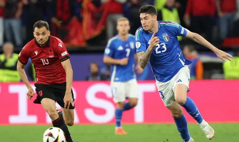 Italia remonta gol tempranero y supera a Albania Italia remonta gol tempranero y supera a Albania
