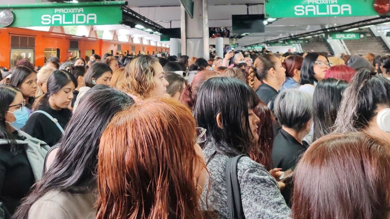Metro CDMX implementa avance lento de trenes por lluvia