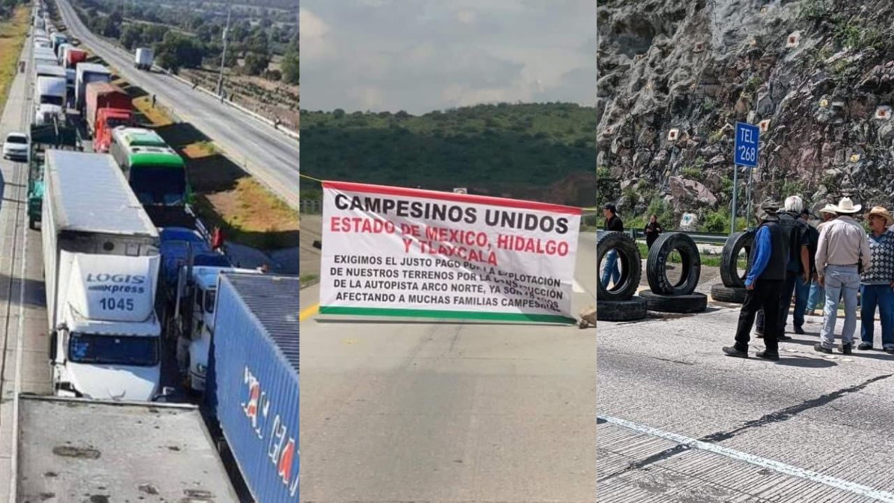 Bloqueo de ejidatarios en Arco Norte se mantiene por segundo día consecutivo