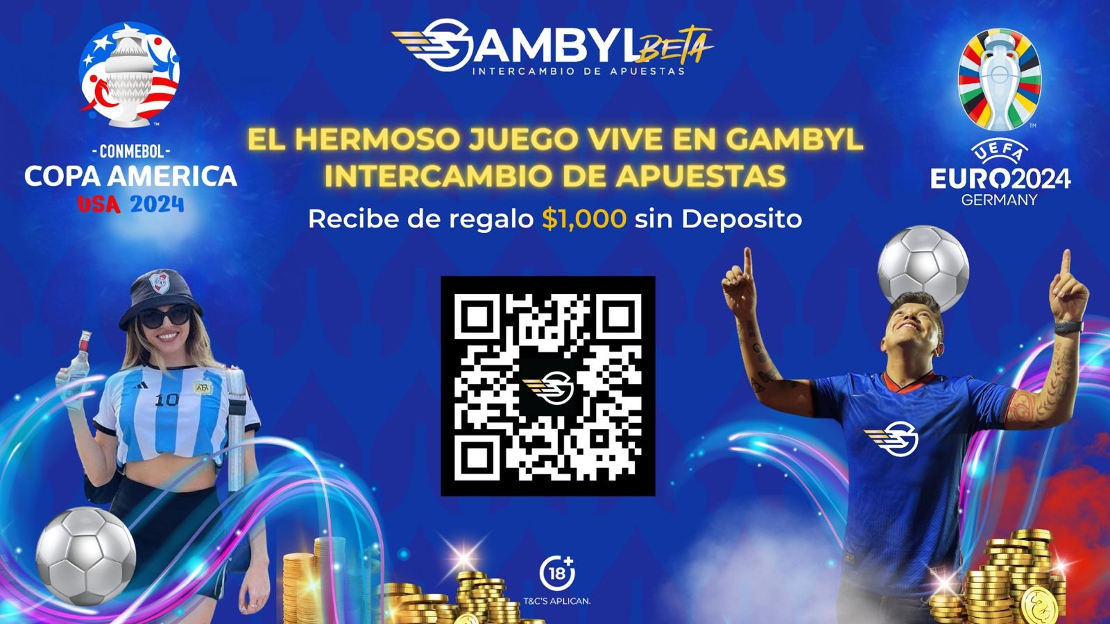 Obtén una apuesta gratis de 1,000 pesos a que Lionel Messi gane la Copa América 2024! Obtén una apuesta gratis de 1,000 pesos a que Lionel Messi gane la Copa América 2024!