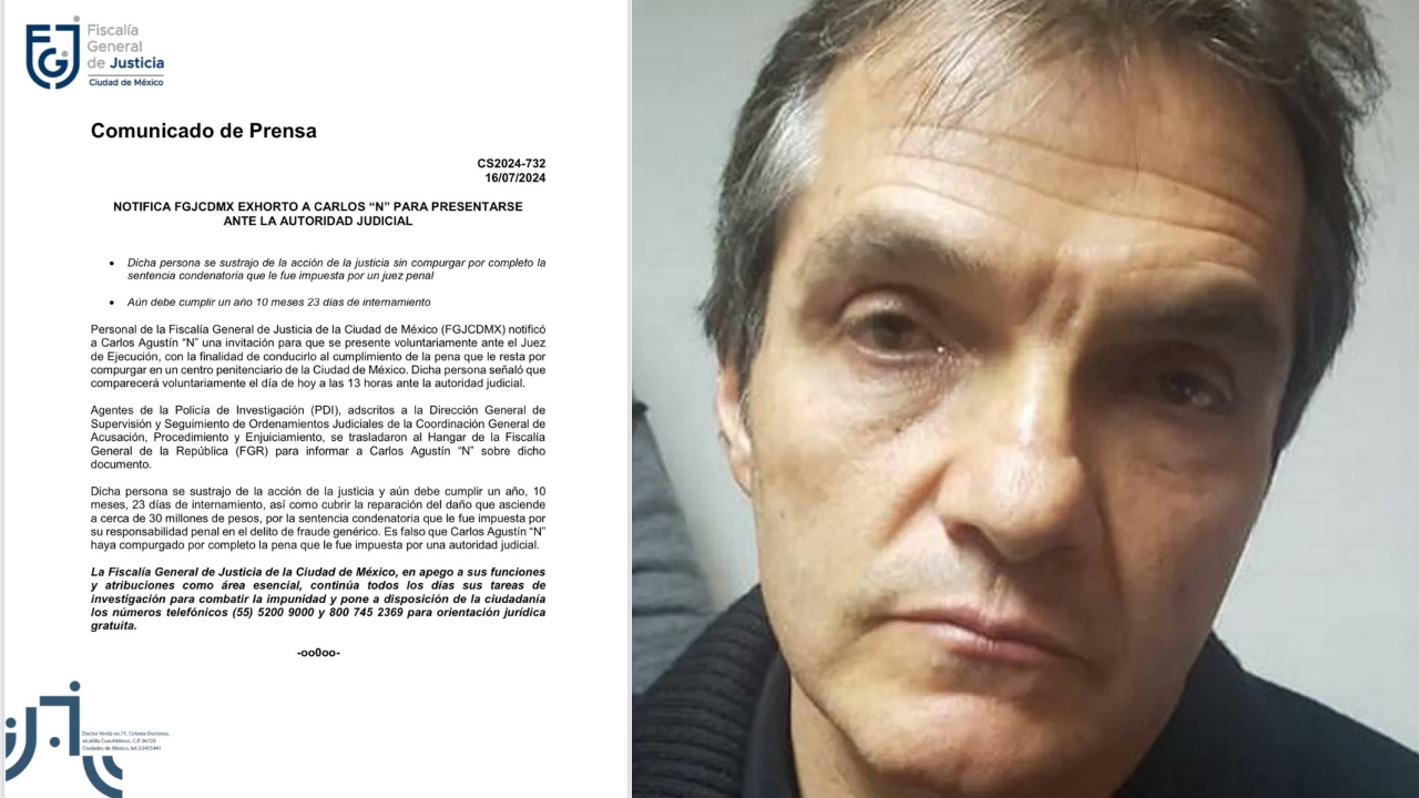 Fiscalía de CDMX pide a Ahumada ir ante juez y cumplir más de 1 año de cárcel Fiscalía de CDMX pide a Ahumada ir ante juez y cumplir más de 1 año de cárcel