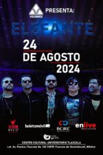 La banda Elefante se a lista para presentar un show muy especial en Tlaxcala