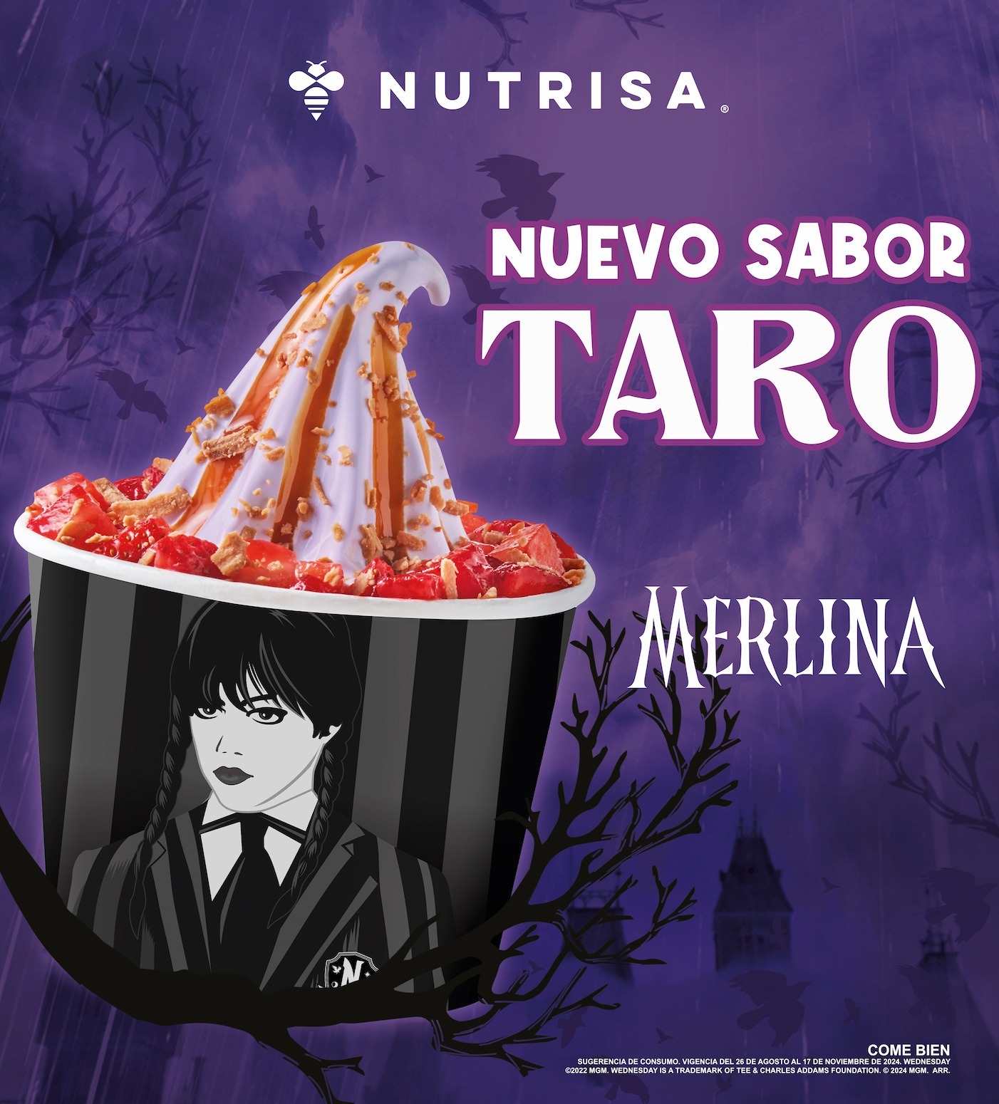 ¡Merlina llega a Nutrisa! Descubre oscuras y deliciosas sorpresas ¡Merlina llega a Nutrisa! Descubre oscuras y deliciosas sorpresas