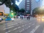 Protestan contra la reforma judicial frente al Senado en CDMX