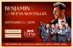 Benjamín y La Nueva Nostalgia llegan este 21 de septiembre a la Cueva de Rodrigo de la Cadena