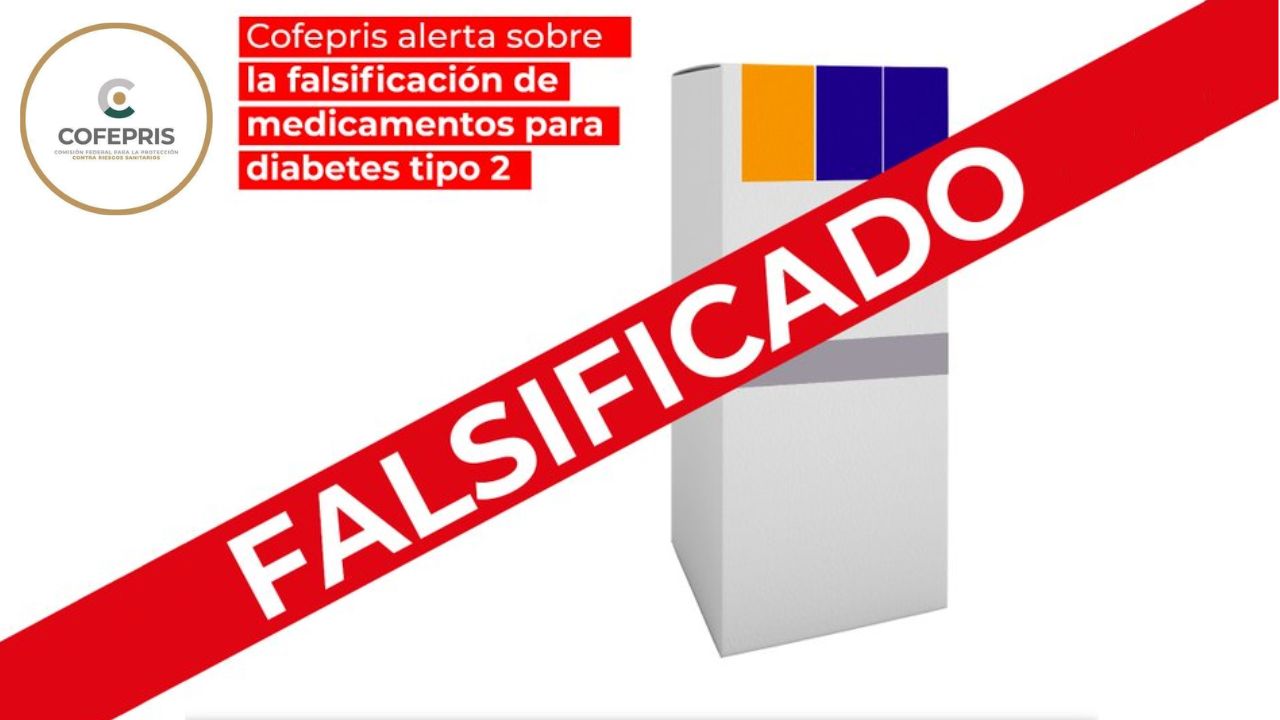 Cofepris alerta sobre venta de medicamentos falsos para tratar diabetes Cofepris alerta sobre venta de medicamentos falsos para tratar diabetes
