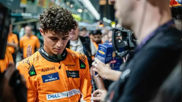 Norris dominó el segundo libre; Sainz tercero, Pérez octavo Norris dominó el segundo libre; Sainz tercero, Pérez octavo