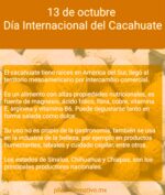 13 de octubre: Día Internacional del Cacahuate