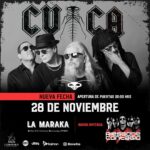 El rock no pide permiso: Cuca regresa a la Maraka con Riesgo de Contagio   