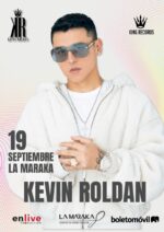 Kevin Roldán trae su fiesta urbana a la Maraka este 19 de septiembre, listo para sorprender a México