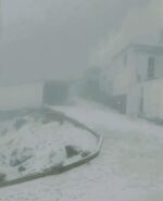 ¡No es el Polo Norte! Así fue la primera nevada en Perote, Veracruz   