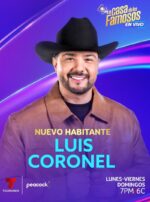 Luis Coronel se integra a La Casa de los Famosos Telemundo y marca una nueva etapa en su carrera artística