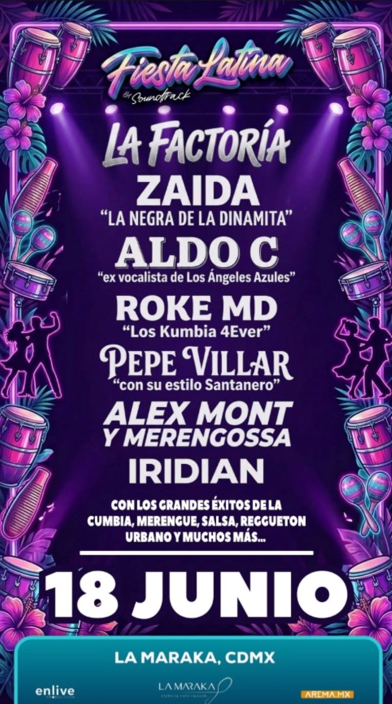 “Fiesta Latina Soundtrack” reunirá a figuras de la música y agrupaciones representativas de distintos estilos tropicales