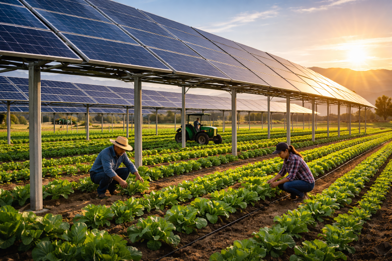Agrovoltaica se perfila como solución clave para la transición energética y la seguridad alimentaria en México