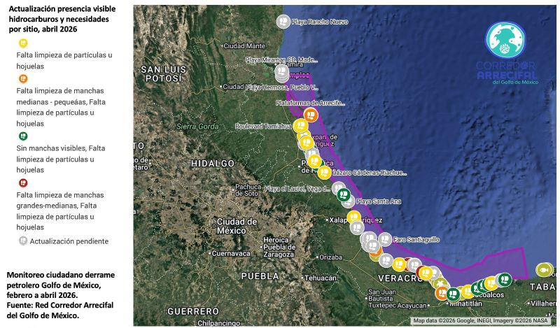 ¡Golfo de México sigue envenenado!