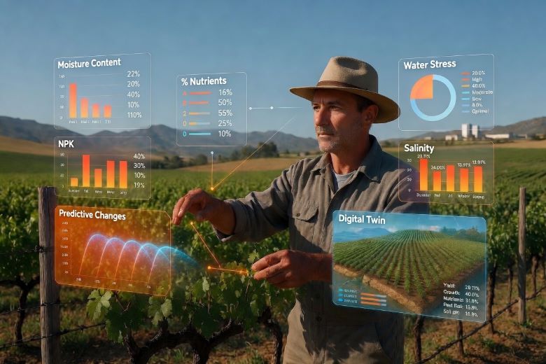 Gemelos Digitales de Cultivos: Herramienta predictiva para la gestión eficiente de agua en la agricultura