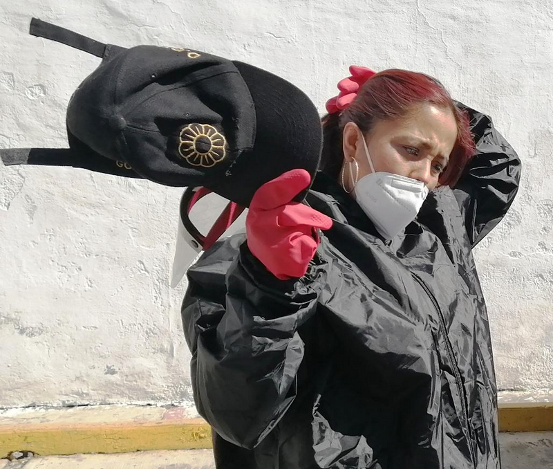 ¡Mamá que enfrentó al virus en primera línea!  