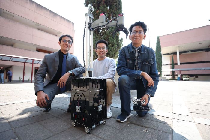 Desarrollan estudiantes del IPN robot asistente para personas con discapacidad