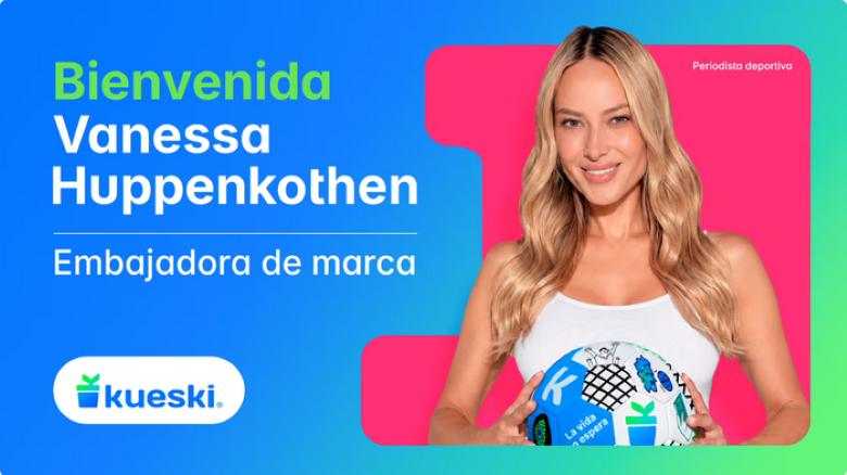 Kueski suma a Vanessa Huppenkothen a su campaña “La vida no espera”