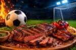 Mundial, brindis y carne
