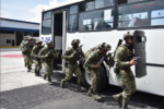 Componente élite contraterrorismo de la Unidad Naval de Protección Aeroportuaria (UNAPAP) durante la Copa Mundial 2026