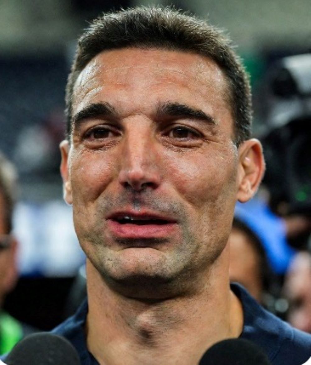 “Me duele el alma”, dice Scaloni entre lágrimas
