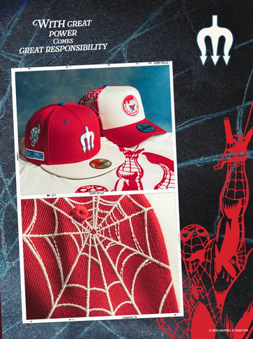 New Era presenta un drop inédito de Spider-Man x Diablos Rojos del México