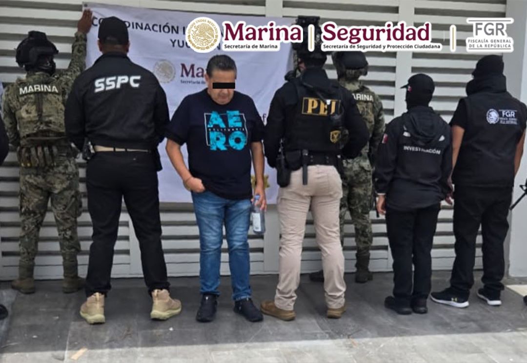 Detienen a presunto operador financiero de un grupo delictivo en Mérida, Yucatán Detienen a presunto operador financiero de un grupo delictivo en Mérida, Yucatán