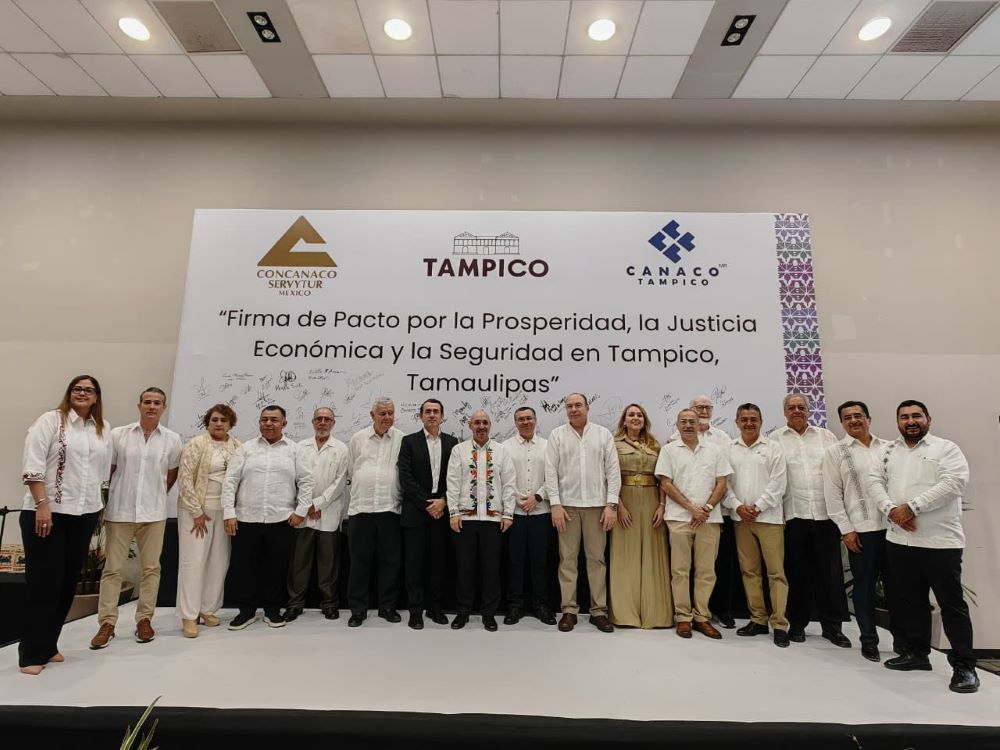 Concanaco firma en Tampico el Pacto contra la extorsión con autoridades para fortalecer negocios familiares Concanaco firma en Tampico el Pacto contra la extorsión con autoridades para fortalecer negocios familiares