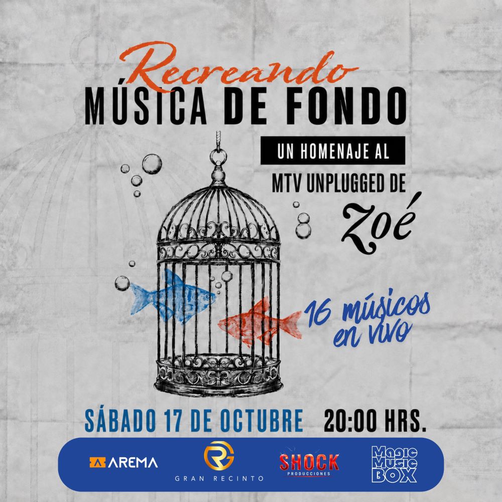 Recreando música de fondo” rendirá un homenaje sinfónico a Zoé en gran recinto Recreando música de fondo” rendirá un homenaje sinfónico a Zoé en gran recinto