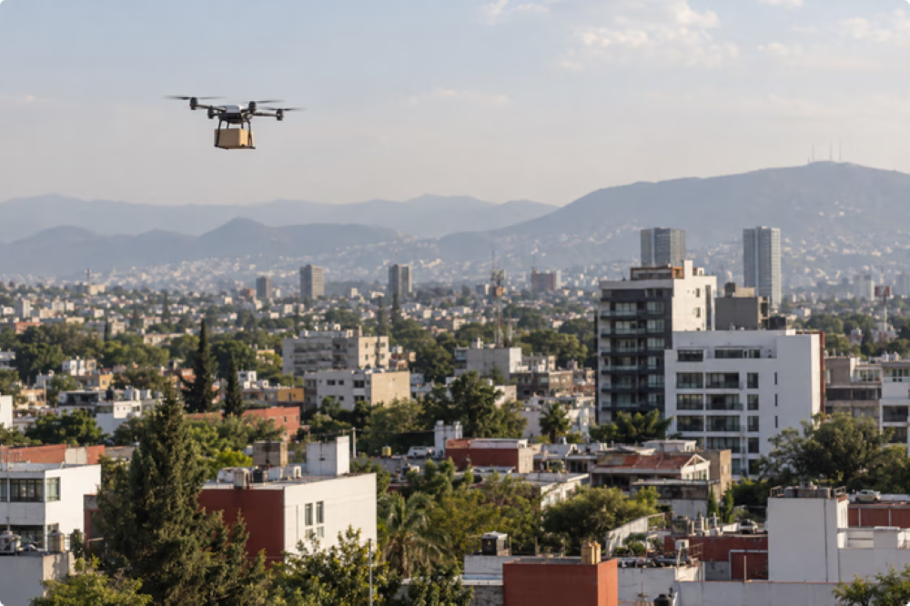 Entregas con drones en México: ¿Qué falta para que sean una opción viable para las empresas? Entregas con drones en México: ¿Qué falta para que sean una opción viable para las empresas?