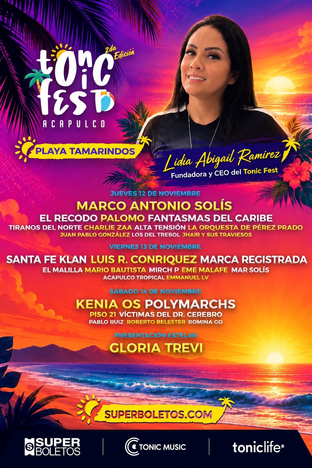 Lidia Abigail Ramírez apuesta por Tonic Fest 2026 como motor de inversión, turismo y reactivación económica en Acapulco Lidia Abigail Ramírez apuesta por Tonic Fest 2026 como motor de inversión, turismo y reactivación económica en Acapulco