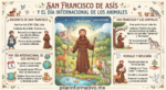 4 de octubre se conmemora a San Francisco de Asís y también el Día Internacional de los animales